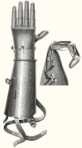 The iron hand of Gottfried Goetz von Berlichingen zu Hornberg