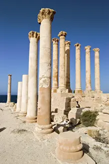 Isis temple, roman archeological site of Sabrata
