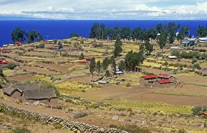 Isla Taquile in Lake Titicaca, Andean Highlands