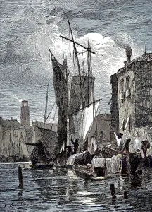 On the island of Giudecca in the Venetian Lagoon