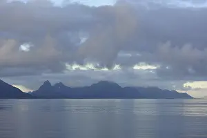 Island mountains at Hadselfjord