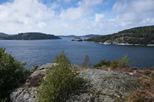 Islands in an archipelago, view from the island of Orust