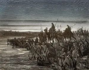 The Israelites Cross the Jordan River Old Testament