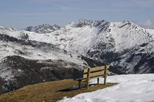 Isskogel, Gerlos, bench, sitting