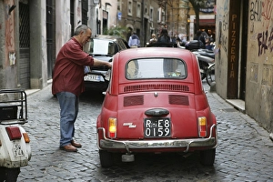 ITA, Italy, Rome : Old Fiat 500