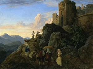 The Italian mountain town of Civitella
