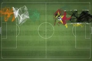 Ivory Coast vs Mozambique Soccer Match