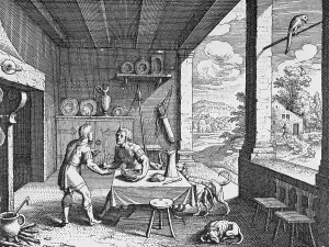 Jacob gets the birthright from Esau