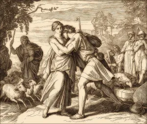 Jacob meets Rachel, Old Testament