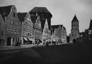 Jacoberstrasse street in Augsburg