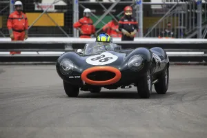 Category Oldtimer Prints: Jaguar D Type, driver Gavin Pickering