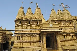 Jain temple in Jaisalmer fort, Rajasthan, India