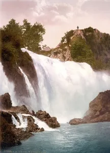Jajce, Jaitze, waterfall, Bosnia, c