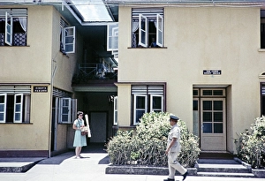 The James guest house and Cissy's parlour, small hotel, Castries, St Lucia, West Indies 1962