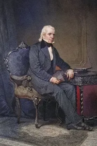 James Knox Polk 1795 to 1849, 11th President of the United States 1845 to 1849 After a painting by Alonzo Chappel