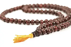 Japa Mala, Buddhist or Hindu prayer beads isolated on white
