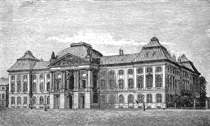 The Japanese Palace in Dresden in 1875