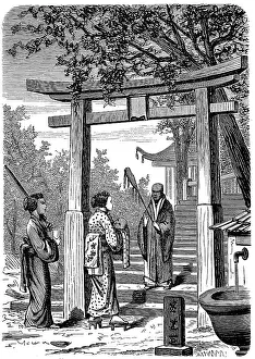 Japanese Tradition, Presentation of a Newborn in the Temple