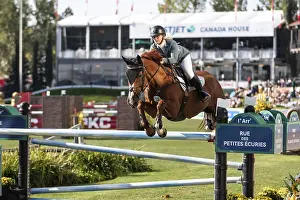 Category Historic EN Prints: Jaydan Stettner of Canada and riding Ielinea JTL competes in the 1