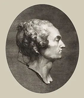 Jean-Baptiste Greuze, 1725 -1805, French painter, digitally edited