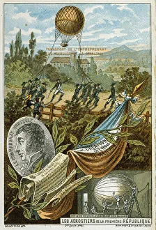 Jean-Marie Coutelle, appointed commander of the Aerostiers in 1794