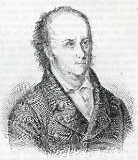 Jean Paul Friedrich Richter. Historical illustration from Otto von Leixner: Illustrated history of German literature