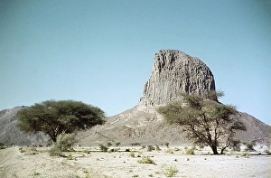 Jebel Iharen, Mount Iharen, near Tamanrasset, Hoggar Mountains, Sahara Desert, Algeria, North Africa 1973, Africa