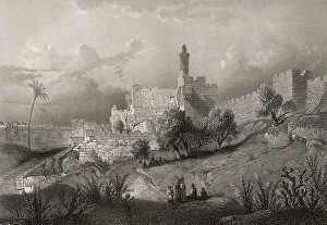 The Jebusite fortress Zion, Jerusalem