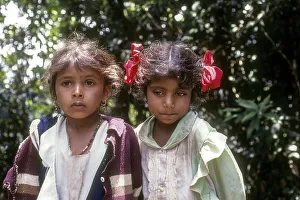Jenu kurumba tribal children at Nagarahole