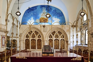 Jerusalem Israel. The four sephardic synagogues