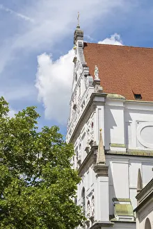 Jesuit Saint Michaels Church on Summer Sunny Day