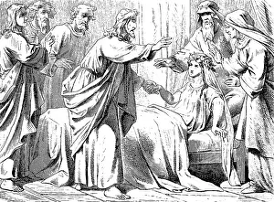 Jesus awakens a twelve-year-old girl
