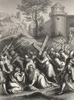 Jesus Christ Carrying the Cross to Mount Calvary