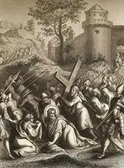 Jesus Christ Carrying the Cross to Mount Calvary