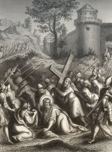 Jesus Christ Carrying the Cross to Mount Calvary