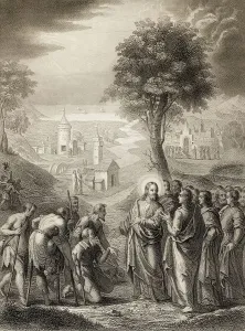 Jesus cleansing of ten lepers