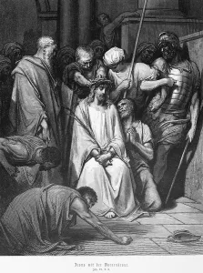 Jesus with the crown of thorns