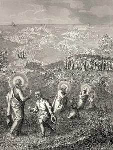 Jesus heals a deaf and mute man