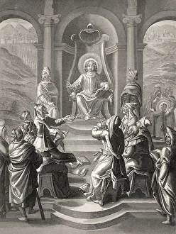 Jesus with the scholars in the Temple