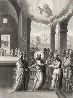 Jesus teaching in the temple, New Testament