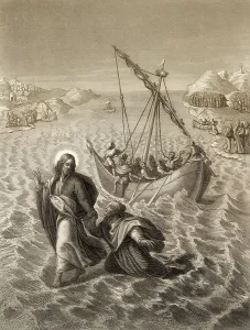 Jesus walking on the water, New Testament