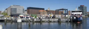 Jetty, building on the shore, harbour