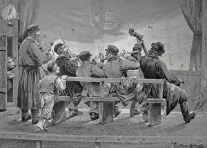 Jewish orchestra in a Polish theater