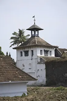 Back side of Jewish Paradesi Synagogue Clock tower