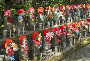 Jizo statues at the Garden of Unborn Children