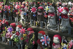 Category Buddhism Prints: Jizo statues at Unborn Children Garden