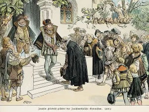 Joachim Friedrich founds the Joachimsthal Grammar School in 1607