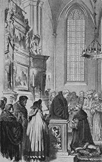 Joachim II (1505-1571) receives communion