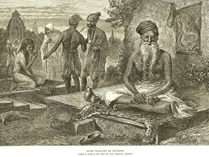 Joghi Wallahs at Benares, Varanas i, 5th February 1876