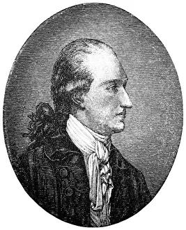 Johann Wolfgang von Goethe (1749 Frankfurt, 1832 Weimar) Portrait, important German poet of world literature, politician and naturalist at the court of Duke Carl August of Saxe-Weimar-Eisenach, historical illustration 1883